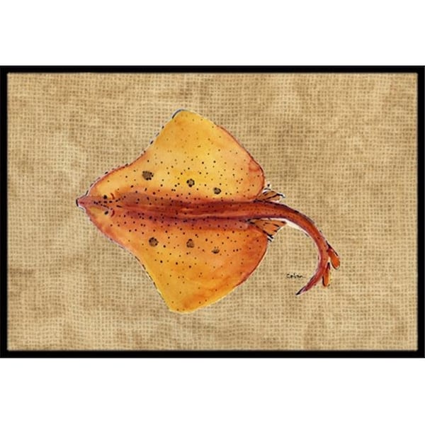 Carolines Treasures Carolines Treasures 8815JMAT 24 x 36 In. Blonde Ray Stingray Indoor or Outdoor Mat 8815JMAT - main